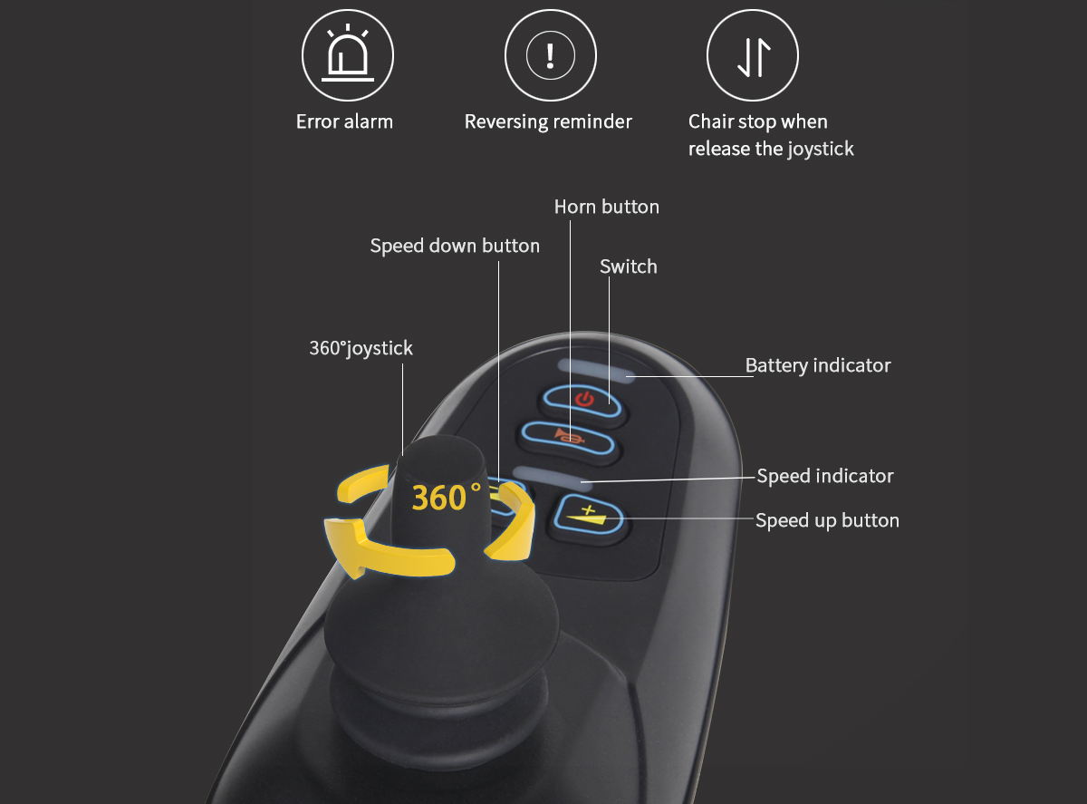 كرسي متحرك كهربائي