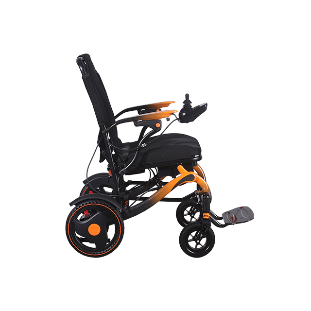 كرسي متحرك كهربائي خفيف الوزن من ألياف الكربون وسبائك الألومنيوم NXN20-225