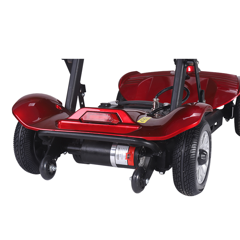 سبائك الألومنيوم 4-عجلة قابلة للطي سكوتر التنقل الكهربائية (6)